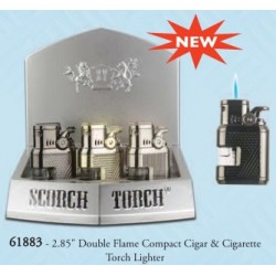61883-Double Flame Compact Scorch Torch Lighter