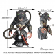 13.9'' Lunar  wolf water pipe