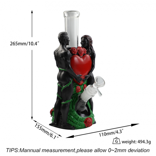 Gothic  couple water  pipe