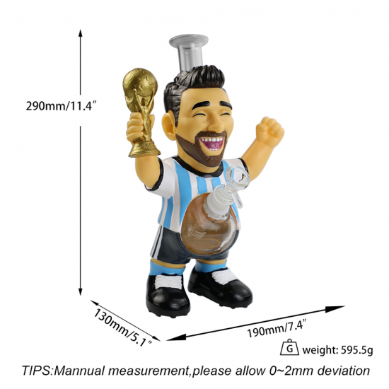 Lionel Messi water pipe     