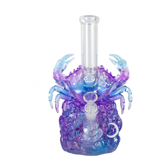 Crystal glass Cancer water pipe
