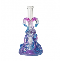 Crystal glass Aries water  pipe