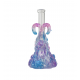 Crystal glass Aries water  pipe