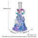 Crystal glass Aries water  pipe