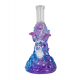Crystal glass Leo water pipe