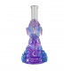 Crystal glass Leo water pipe