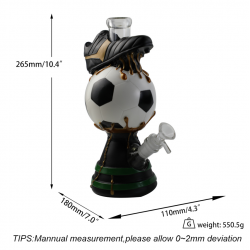 Soccer  shoes water  pipe