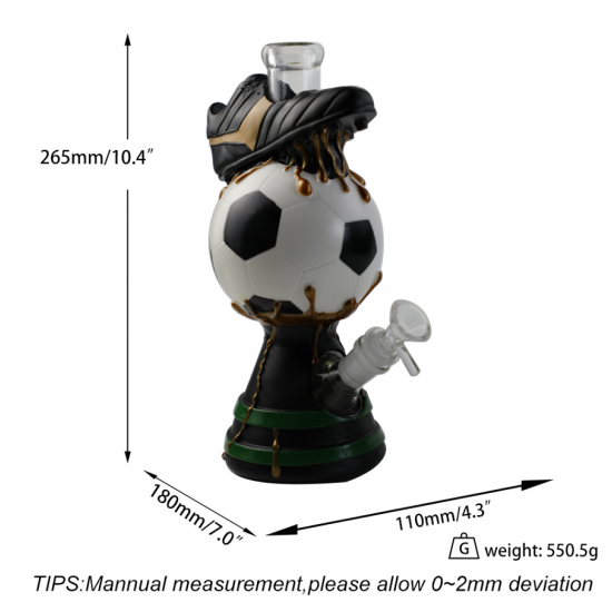 Soccer  shoes water  pipe