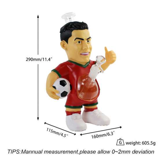 Cristiano  Ronaldo water  pipe