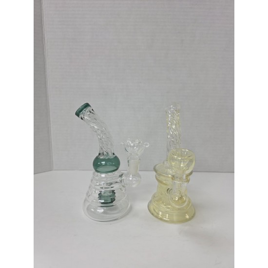 6" Crystal Water pipe Ind