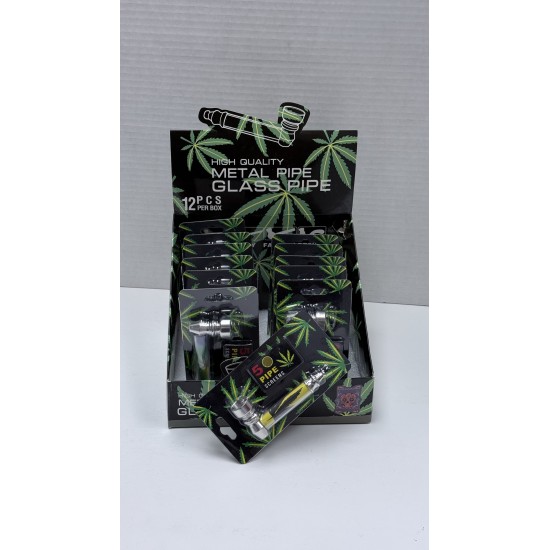 12pc Metal pipe display