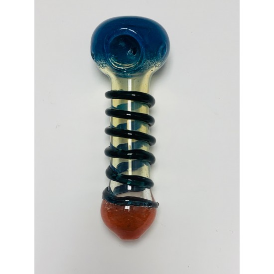 4" Glass Hand pipe Heavy
