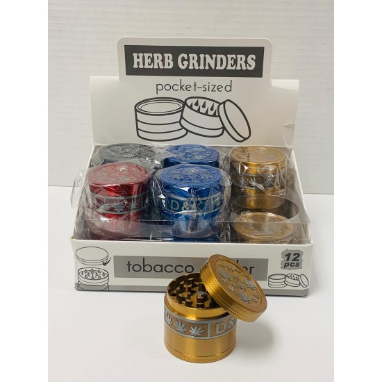 4pc 50mm Tobacco Metal Grinder HI4-51808