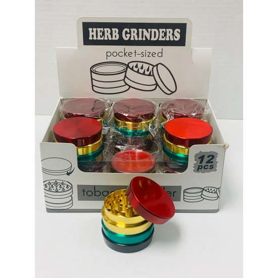 4pc 50mm Tobacco Metal Grinder HI4-52407
