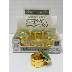 3pc 50mm Tobacco Metal Grinder HI2-44406