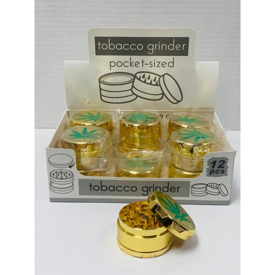 3pc 50mm Tobacco Metal Grinder HI2-44406