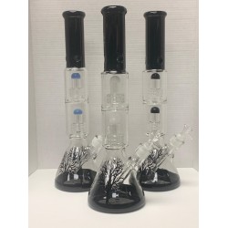 18" Two Perculator Heavy Water pipe ch