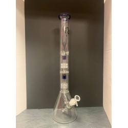 22" Two Percolator Water pipe Ind