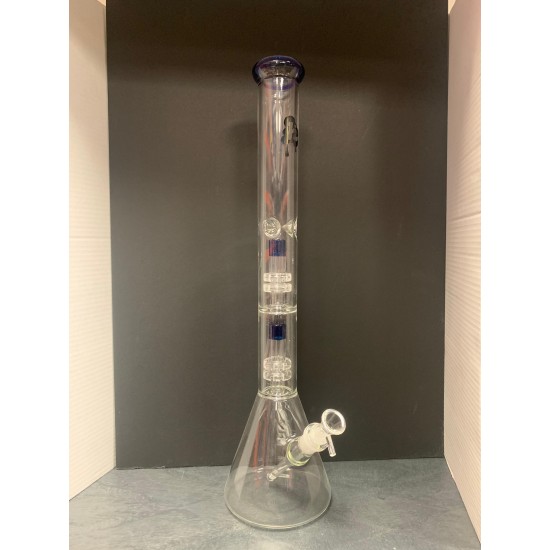 22" Two Percolator Water pipe Ind