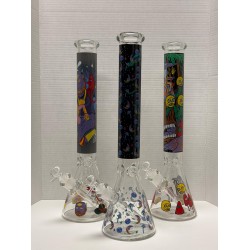 18" Star design water pipe