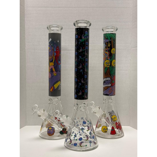 18" Star design water pipe