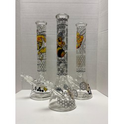 18" Honey comb design water pipe ch