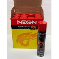 12pc Neon-5x Refined Butane HI26-82026