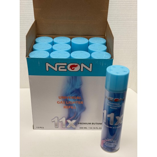 12pc Neon-11x Refined Butane HI30-82230