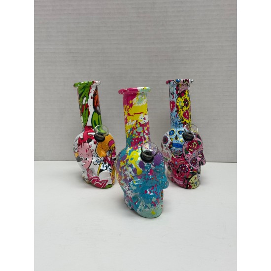 6" Skull water pipe