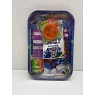 6pc Metal tray smoking kit