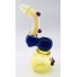 Fumed blue tube bubbler