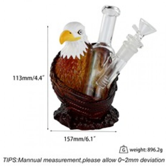 Resin eagle water pipe