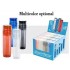 Size:48*48*355mm Unit weight:107g Color:black,blue,red,white Material:PC Package:1pc/PVC box