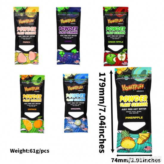 flavoured powder glass cleaner